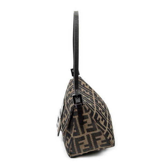 Fendi Mini Baguette en Brown Lienzo - Image 3