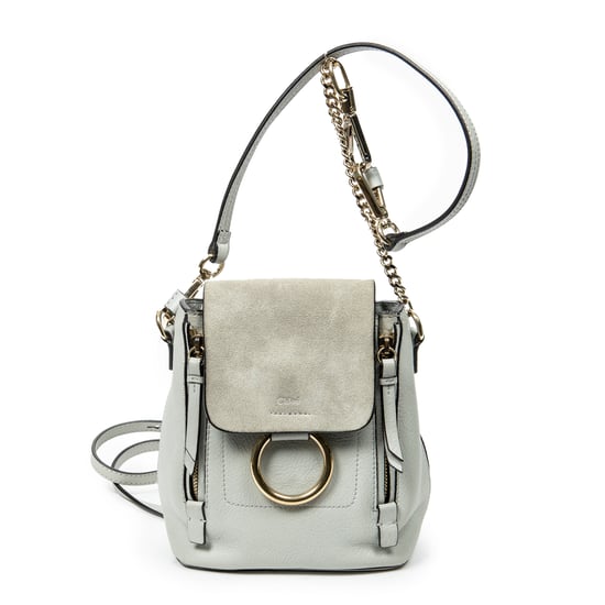 Chloé Small Faye Backpack en Azul claro Cuero de ternero - Image 1
