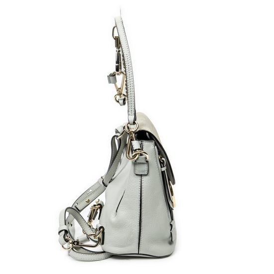 Chloé Small Faye Backpack en Azul claro Cuero de ternero - Image 4