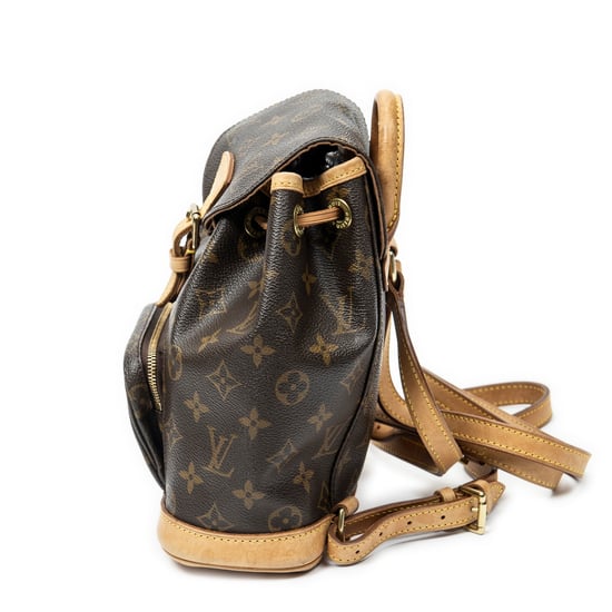 Louis Vuitton Montsouris PM en Brown Lienzo recubierto - Image 3