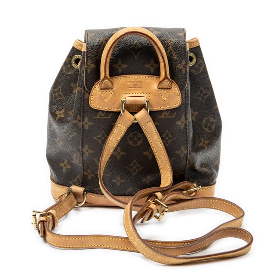 Louis Vuitton Montsouris PM en Brown Lienzo recubierto - Image 5