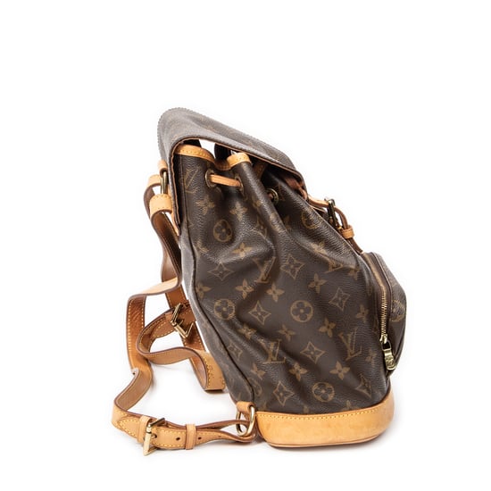 Louis Vuitton Montsouris MM en Brown Lienzo recubierto - Image 4