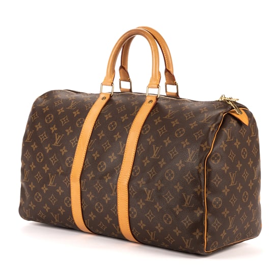 Louis Vuitton Keepall 45 en Brown Lienzo recubierto - Image 2