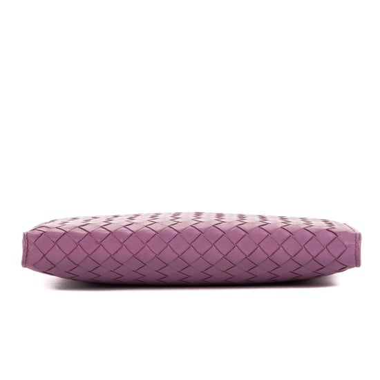 Bottega Veneta Intrecciato Wallet  en Púrpura Cuero de ternero - Image 6