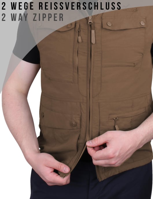 normani OUTDOOR SPORTS Chaleco de hombre para exteriores Kudu - Image 3
