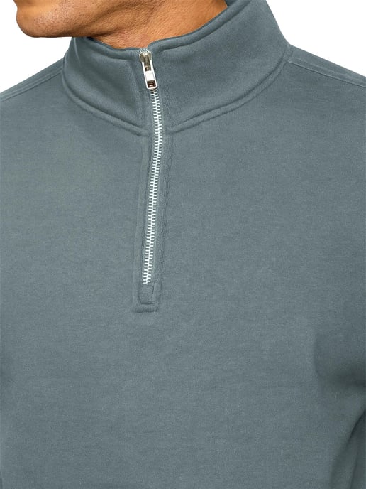 Enzo Milano | Sudadera de Hombre con Media Cremallera - Image 3