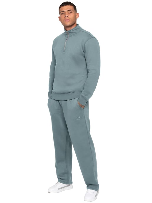 Enzo Milano | Sudadera de Hombre con Media Cremallera - Image 5