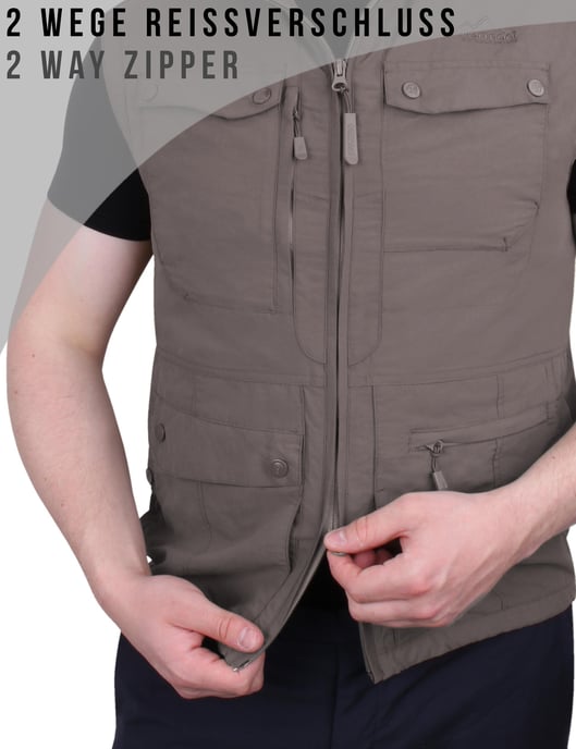 normani OUTDOOR SPORTS Chaleco de hombre para exteriores Kudu - Image 3