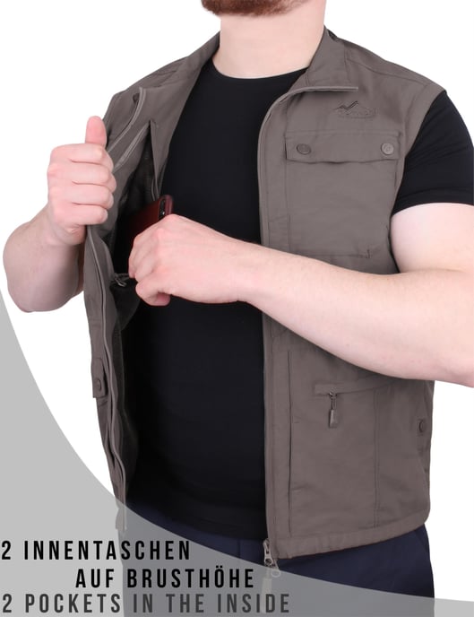 normani OUTDOOR SPORTS Chaleco de hombre para exteriores Kudu - Image 4
