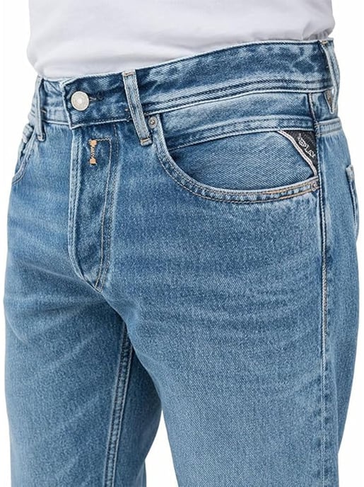 Jeans Grover Azules Medianos para Hombre - Image 2