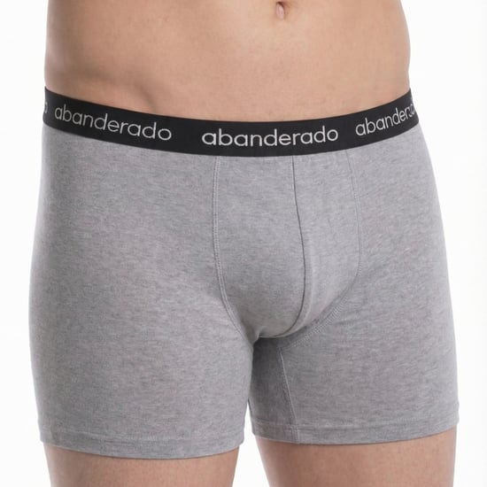 Paquete de 2 bóxers de algodón elástico para hombre AA596 - Image 5