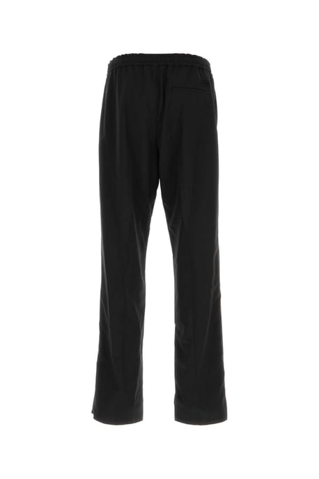 Pantalón de Mezcla de Lana Negra - Image 2