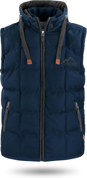 normani OUTDOOR SPORTS Chaleco acolchado de invierno para hombre Tropez - Image 1