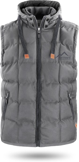normani OUTDOOR SPORTS Chaleco acolchado de invierno para hombre Tropez - Image 1