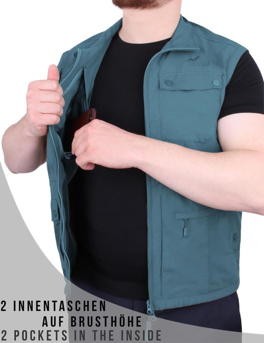 normani OUTDOOR SPORTS Chaleco de hombre para exteriores Kudu - Image 4