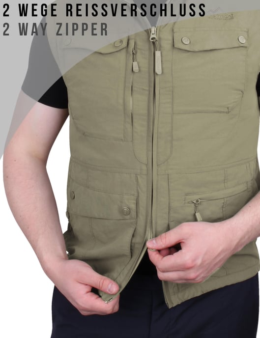 normani OUTDOOR SPORTS Chaleco de hombre para exteriores Kudu - Image 3