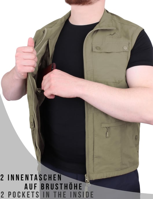 normani OUTDOOR SPORTS Chaleco de hombre para exteriores Kudu - Image 4