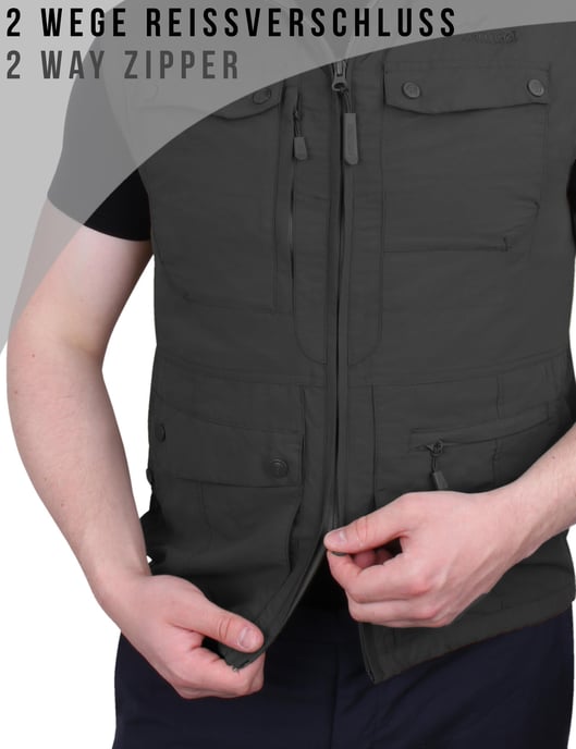 normani OUTDOOR SPORTS Chaleco de hombre para exteriores Kudu - Image 3