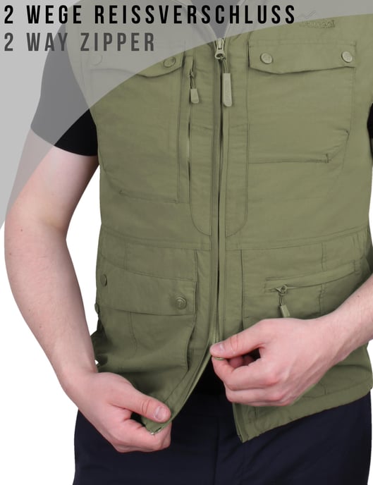 normani OUTDOOR SPORTS Chaleco de hombre para exteriores Kudu - Image 3