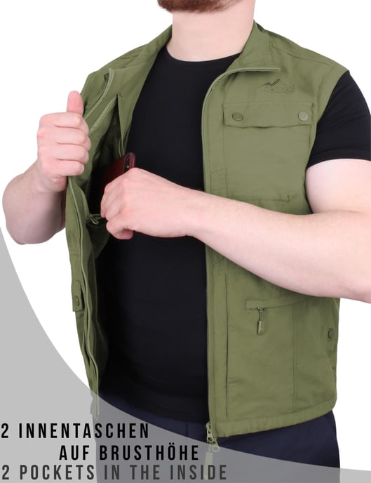 normani OUTDOOR SPORTS Chaleco de hombre para exteriores Kudu - Image 4