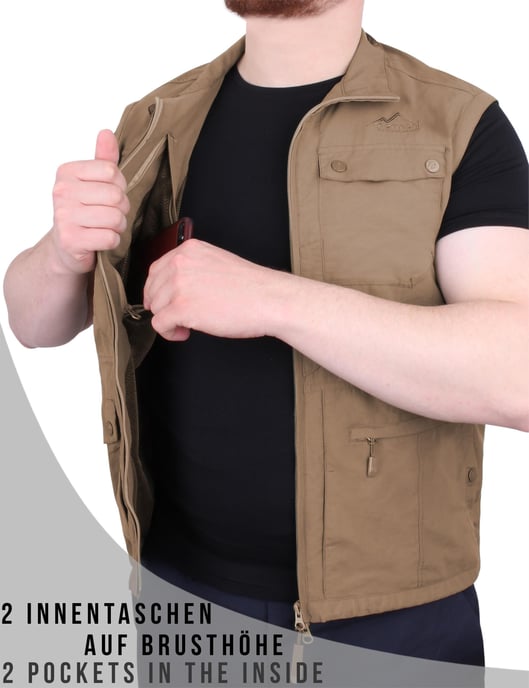 normani OUTDOOR SPORTS Chaleco de hombre para exteriores Kudu - Image 4