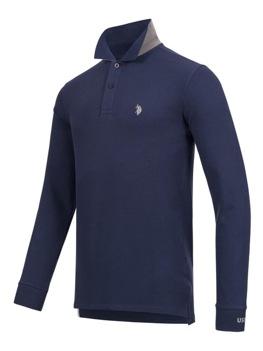 U.S. POLO ASSN Camisa de manga larga hecha de elastano de algodón - Image 2