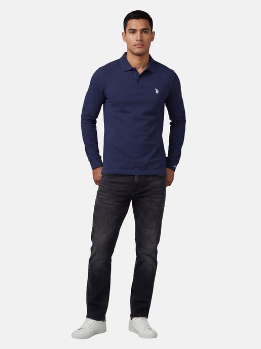 U.S. POLO ASSN Camisa de manga larga hecha de elastano de algodón - Image 4