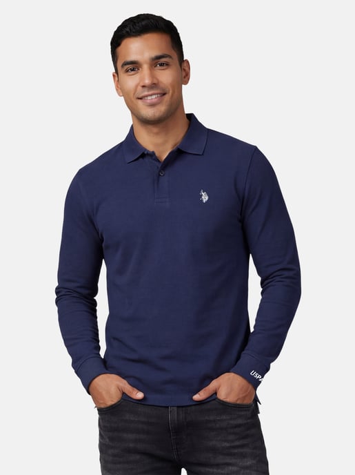 U.S. POLO ASSN Camisa de manga larga hecha de elastano de algodón - Image 5