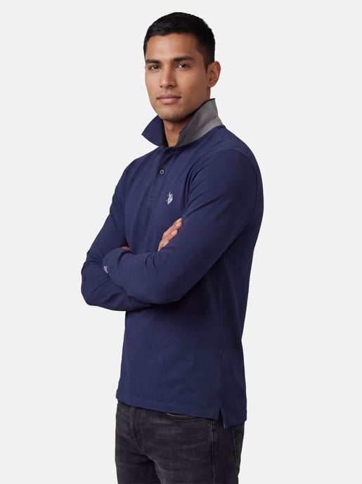 U.S. POLO ASSN Camisa de manga larga hecha de elastano de algodón - Image 6