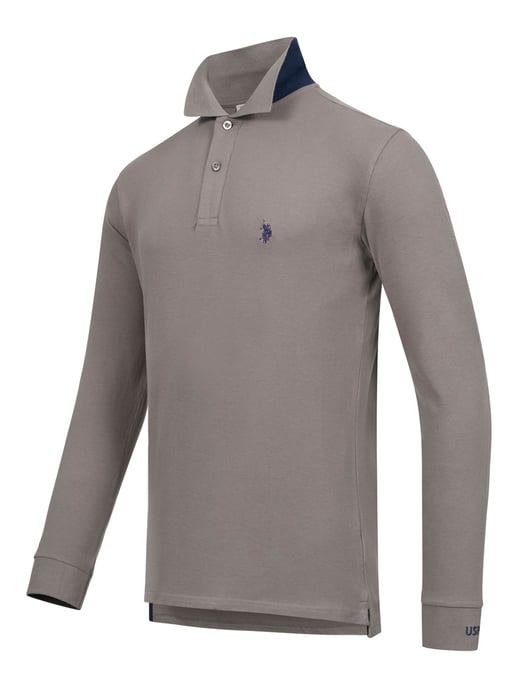 U.S. POLO ASSN Camisa de manga larga hecha de elastano de algodón - Image 2