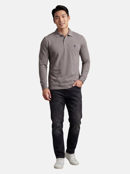 U.S. POLO ASSN Camisa de manga larga hecha de elastano de algodón - Image 4