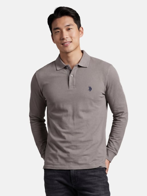 U.S. POLO ASSN Camisa de manga larga hecha de elastano de algodón - Image 5