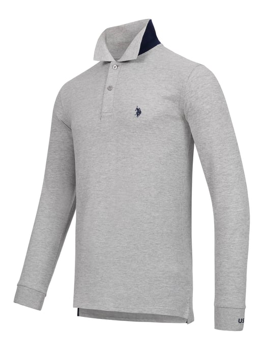 U.S. POLO ASSN Camisa de manga larga hecha de elastano de algodón - Image 2