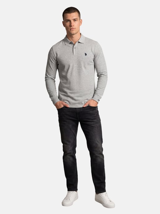 U.S. POLO ASSN Camisa de manga larga hecha de elastano de algodón - Image 4