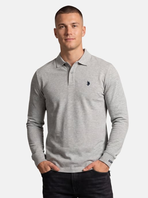 U.S. POLO ASSN Camisa de manga larga hecha de elastano de algodón - Image 5