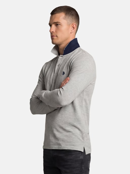U.S. POLO ASSN Camisa de manga larga hecha de elastano de algodón - Image 6