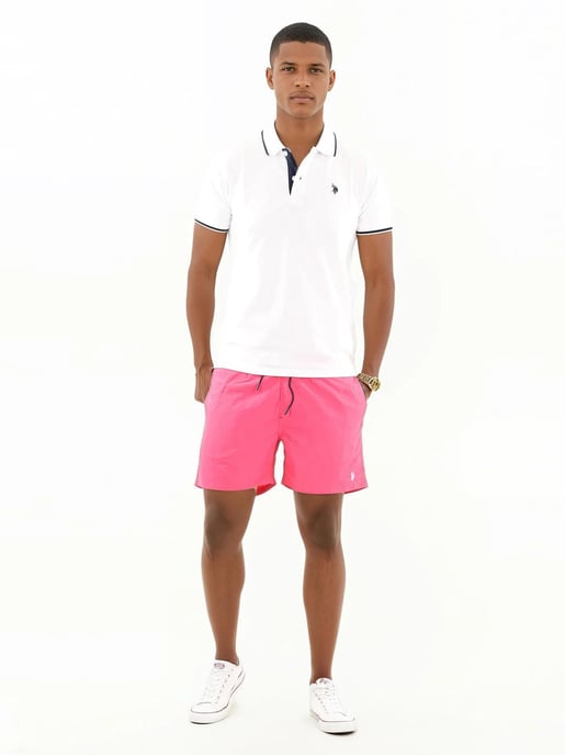 U.S. POLO ASSN. Pantalones cortos de baño masculinos 100% nylon - Image 4