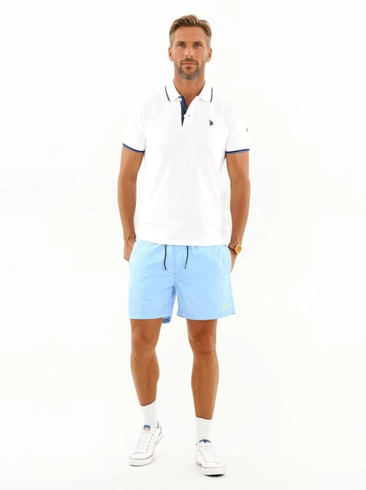 U.S. POLO ASSN. Pantalones cortos de baño masculinos 100% nylon - Image 4