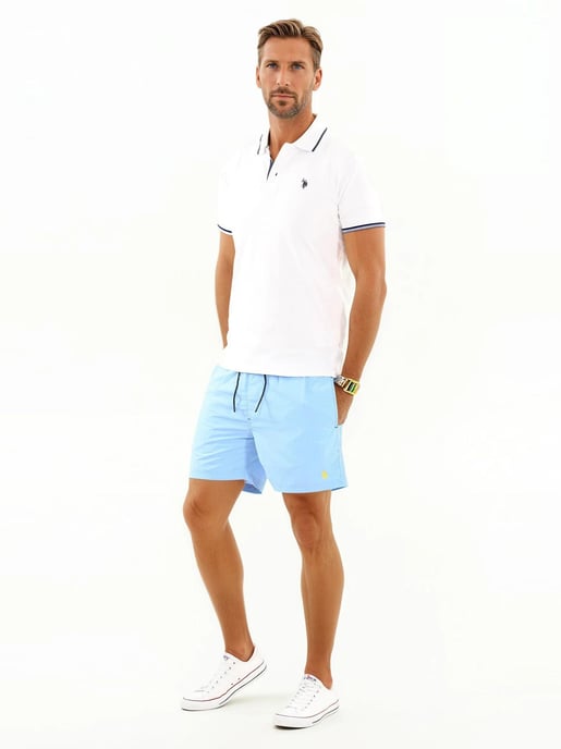 U.S. POLO ASSN. Pantalones cortos de baño masculinos 100% nylon - Image 5