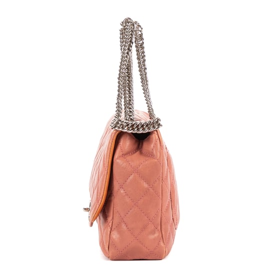 Chanel Classic Double Flap en Pink Cuero de ternero - Image 3