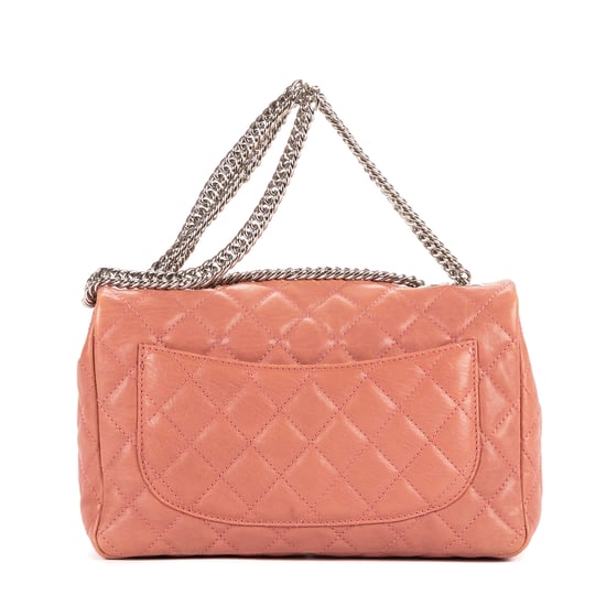 Chanel Classic Double Flap en Pink Cuero de ternero - Image 4