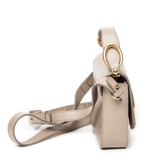 Chloé Mini C Bag en Beige Cuero de ternero - Image 4