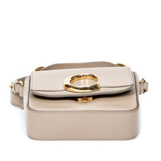 Chloé Mini C Bag en Beige Cuero de ternero - Image 6
