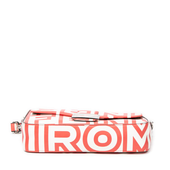 Fendi Baguette en Rojo/Blanco Cuero de ternero - Image 6