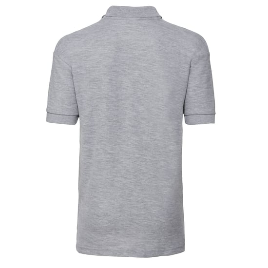 Russell Childrens/Kids Pique Polo Shirt (Light Oxford) - Image 2