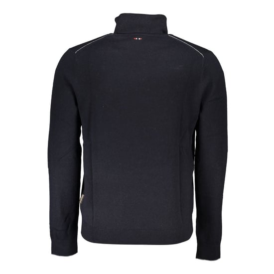 Suéter de hombre Napapijri Black Tessuto de cuello alto - Image 2