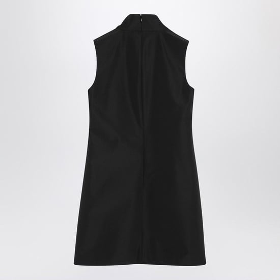 Vestido Mini Negro con Lazo - Image 2