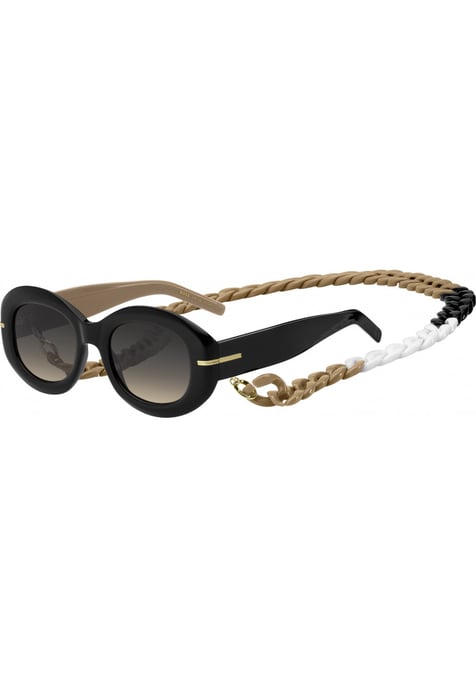 Hugo Boss Grey Brown DS Lens Black Beige Sunglasses - Image 1