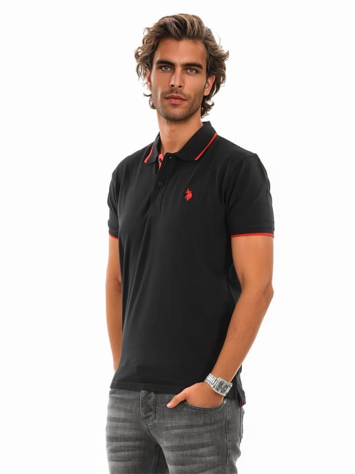 U.S. POLO ASSN. Camiseta Polo Clásica de Manga Corta de Algodón Elastano - Image 4