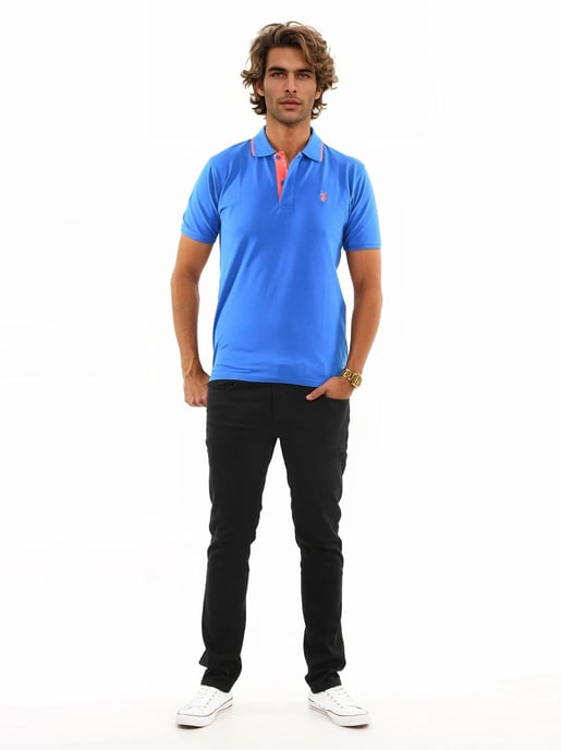U.S. POLO ASSN. Camiseta Polo Clásica de Manga Corta de Algodón Elastano - Image 3